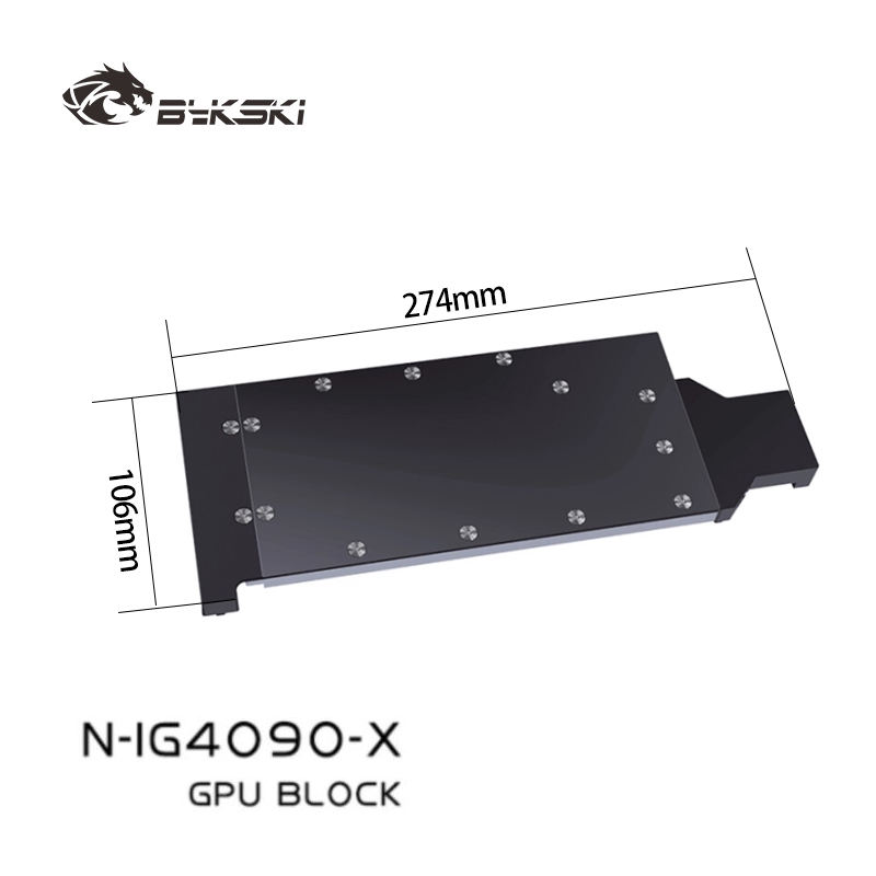 Rtx 4090 Water Block - Bykski GPU Su Bloğu, Colorful IGame