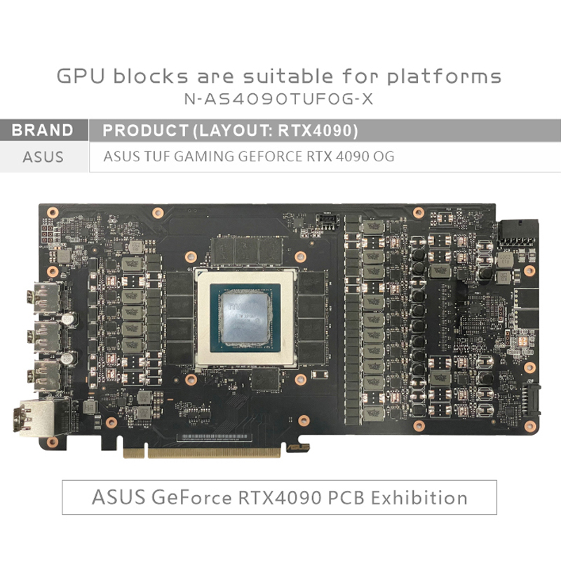 Bykski GPU Bloğu, ASUS TUF Gam - Rtx 4090 Water Block incelemesi ve fiyatı